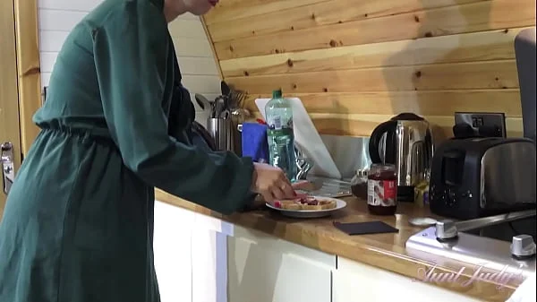 AuntJudys - Sultry 43yo Big Tit MILF Wanilianna gets dirty in the Kitchen